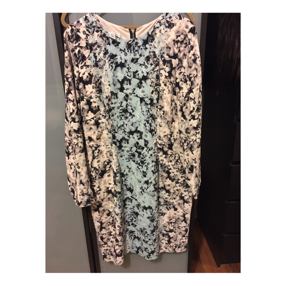 Printed midi dress